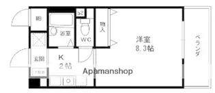 アビィ・ロード【6階】の間取り