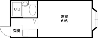 1Kの間取り画像