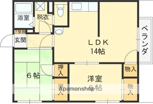 メゾン樋川【2階】の間取り
