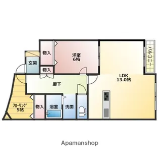 カサクレスト【2階】の間取り