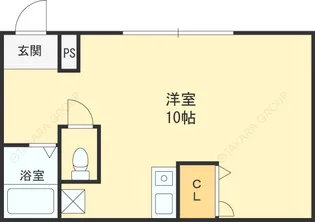 アルテハイム東大阪【3208号室】の間取り