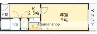 メゾンシャピー布施【202号室】の間取り