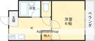 エクセル花園B棟【315号室】の間取り