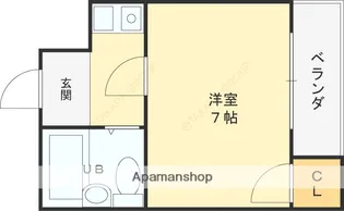 ジョイライフ永和【2階】の間取り