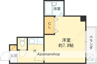 スペランツァデリーティア【2C号室】の間取り