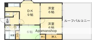大阪府東大阪市南荘町【マンション】の間取り