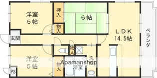 アムール新池島【1階】の間取り