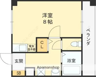 ラディアンス・アン【4階】の間取り