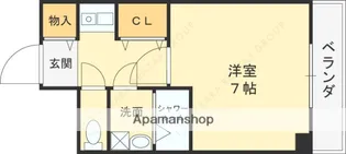 サウスイン大学前【3階】の間取り