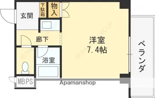 大阪府守口市橋波西之町2丁目【マンション】の間取り