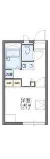 レオパレス桜通り【1階】の間取り