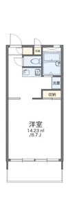レオパレス吉田【3階】の間取り