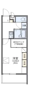 レオパレスIB【3階】の間取り