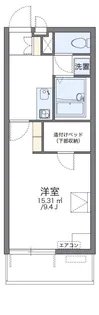 レオパレス太子堂【4階】の間取り