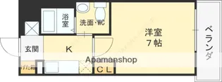 M’プラザ小阪駅前【10階】の間取り