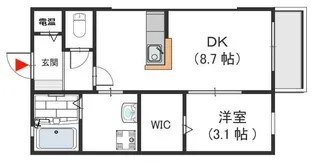 ラヴィ・クレール【203号室号室】の間取り