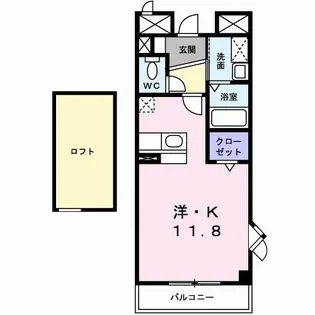 メゾン ド グラース N【2階】の間取り