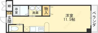 ガーデンパレス久宝寺【305号室号室】の間取り