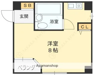 エトワールヴィル−R永和駅前【201号室】の間取り