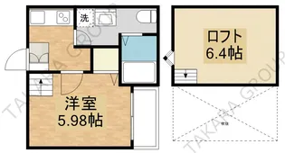ディオーナ・コサカ【202号室号室】の間取り