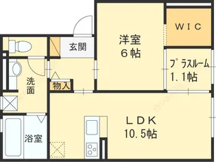 ラピス ラズリ【2階】の間取り