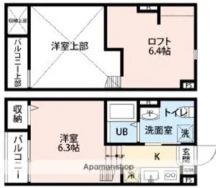 CASTELLO ANELLO【1階】の間取り