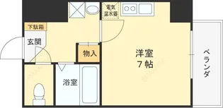 パークモダン高井田【4階】の間取り