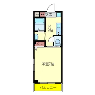 EPOCH 昭和町【3階】の間取り