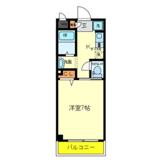 大阪府東大阪市昭和町【マンション】の間取り