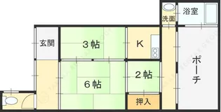 兵庫県西宮市今津曙町【一戸建】の間取り