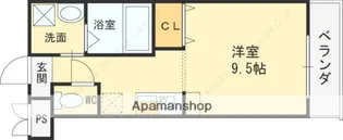 リビングライフ長瀬【3階】の間取り