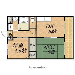 ホワイトハイツ【0303号室】の間取り