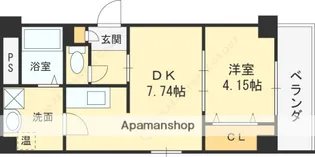 プリエール高井田【7階】の間取り