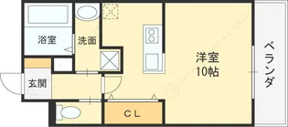 エアルレジデンスⅡ【2階】の間取り