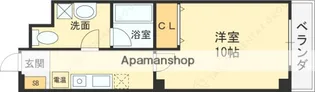 ミワパラディ荒本西【403号室】の間取り