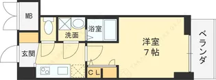 SーRESIDENCE高井田CENTRAL【2階】の間取り