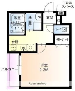 フジパレス高井田西?番館【3階】の間取り