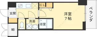 SーRESIDENCE高井田CENTRAL【302号室】の間取り