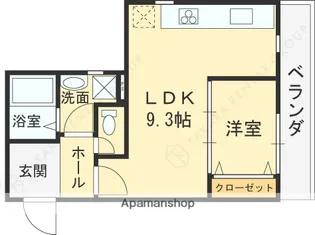 大阪府東大阪市出雲井本町【アパート】の間取り