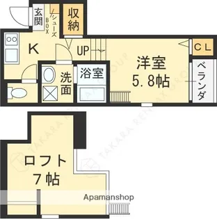 MAISON PLUM【2階】の間取り