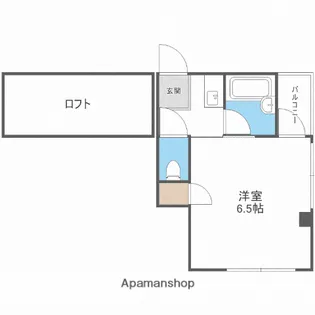 ボンジュールビル【3階】の間取り