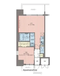 プレジオ森河内ASIAN【12階】の間取り