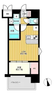 ソルテラスOSAKA EAST GATE【13階】の間取り