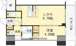プレジオ永和EURO【6階】の間取り