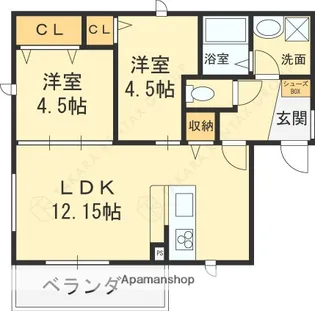 Maison de Mille【2階】の間取り