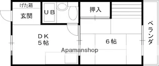 ビーコンハイツPART2【2階】の間取り