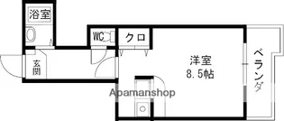 ハイグレース長田【4階】の間取り