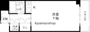 メゾンドアンブラッセ【205号室】の間取り