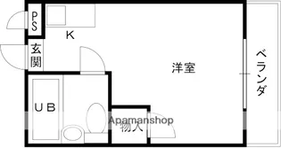 ユニコーン82西野【3階】の間取り