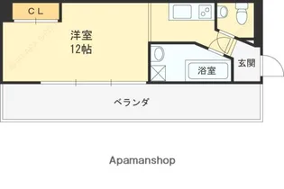 ビクトリアコート夙川【6階】の間取り